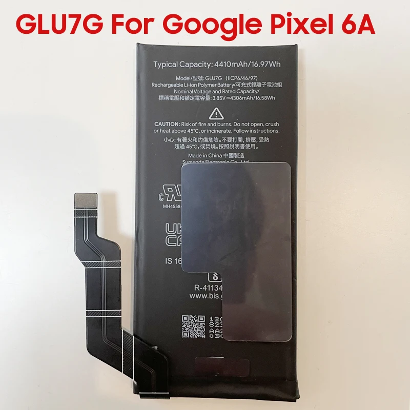Original-Ersatzakku für Google Pixel 6 Pro Pixel 6 Pro 6A Pixel 6A GMSB3 G63QN GLU7G Original-Handy-Akku