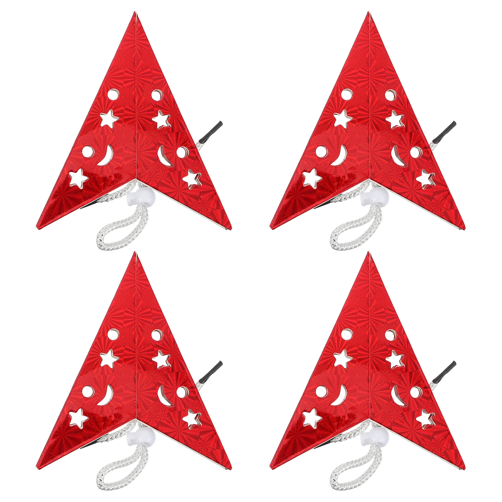 

2pcs 3D Paper Pentagram Lampshade Five Christmas Ceiling Lightshade Bright Garland Star For Tree Decoration
