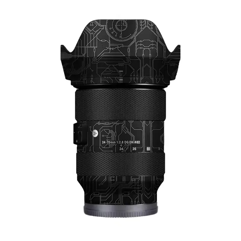 For Sigma ART 24-70mm F2.8 DG DN Decal Skin 3M Vinyl Wrap Film Lens Protective Sticker Protector Coat for Sony Mount Camera