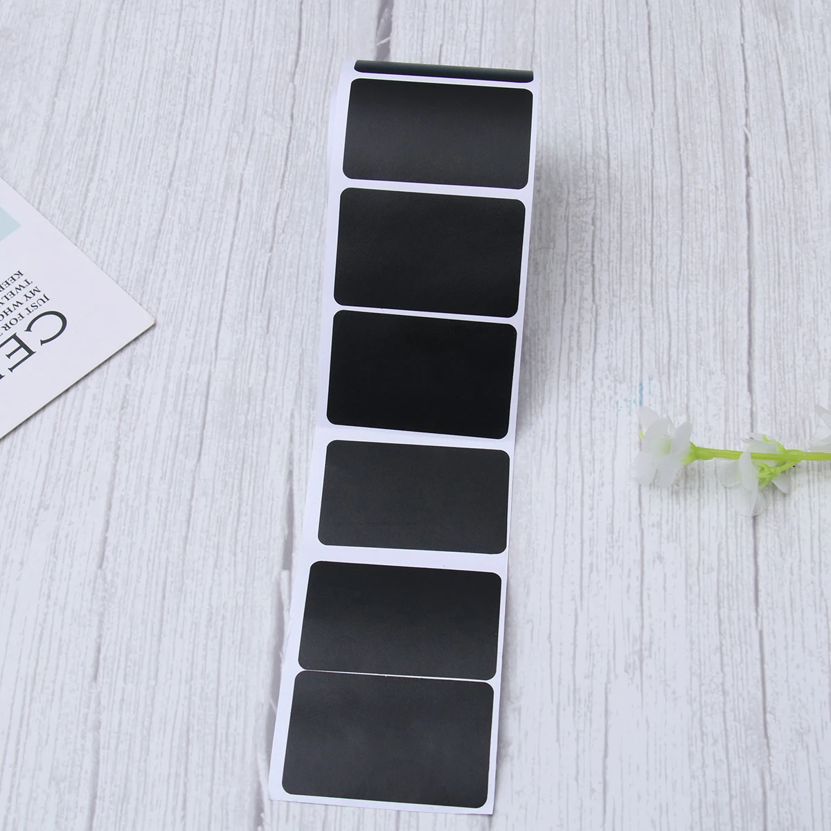

Chalkboard Waterproof Food Stickers PVC Pantry Labels File Folder Labels Suitable Smooth Surface Write Wipe Rewriting