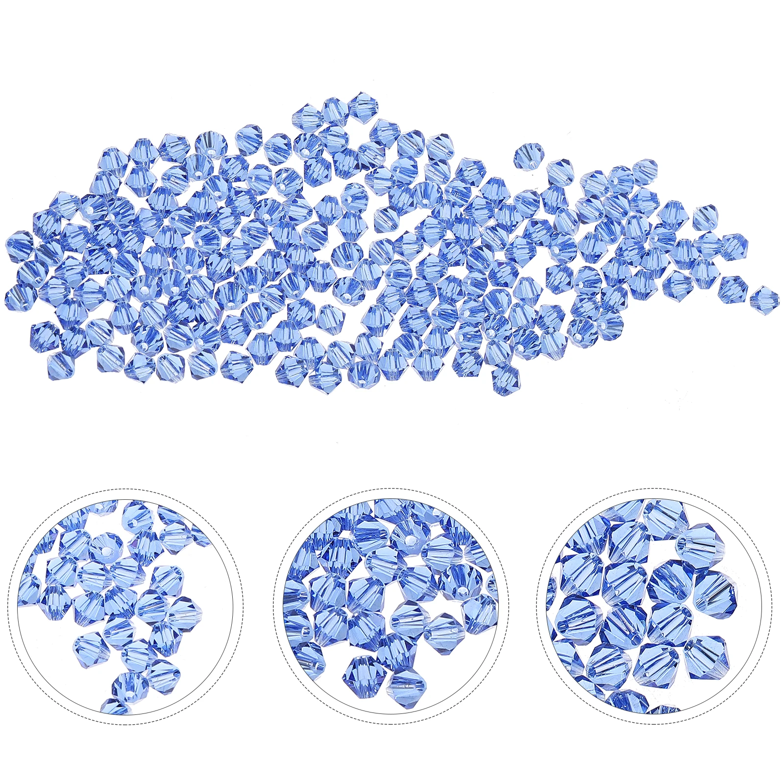 

1 Bag of Rhomb Glass Beads Rhomboid Beads Glass Loose Beads Jewelry Charms