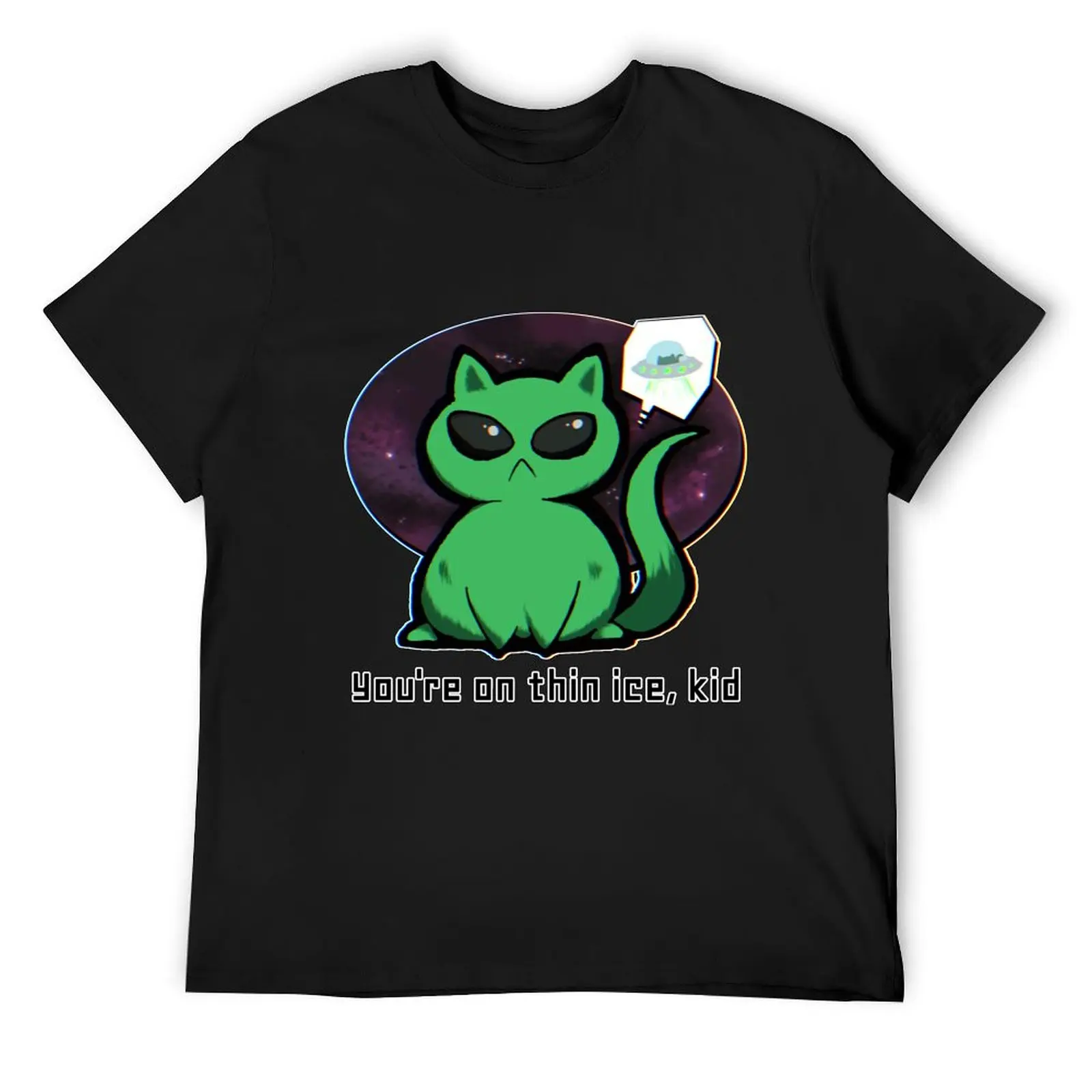 

Alien Cat T-Shirt Clothing valentines boutique clothes blue lock quick-drying plain black t shirts men