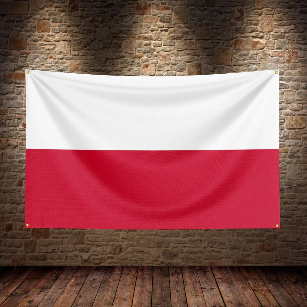 Single-sided printing of the Poland flag wall decoration