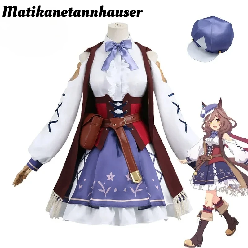 

Pretty Derby Matikanetannhauser Cosplay Costume Pretty Derby Cosplay Headdress Christmas Halloween Role Play Uniform for Women