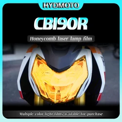 For Honda CB190R cb190r honeycomb laser light film tail light film transparent headlight film stickers motorcycle accessories