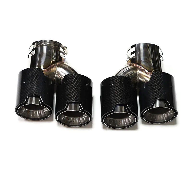Ponteira de Escape em Fibra de Carbono para Carro, Sistema de Escapamento para G20 G21 M340i G42 M440i G22 M240i MPE 19-20