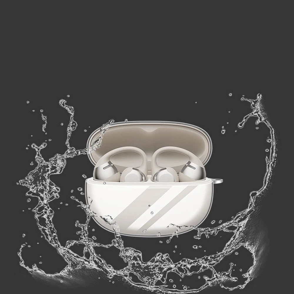 حافظة شفافة لهاتف SHOKZ opendots ONE E310 T920 T910 T511 مشبك للأذن سماعة رأس بخاصية البلوتوث شفافة عالية لينة غطاء مقاوم للصدمات من البولي يوريثان #3