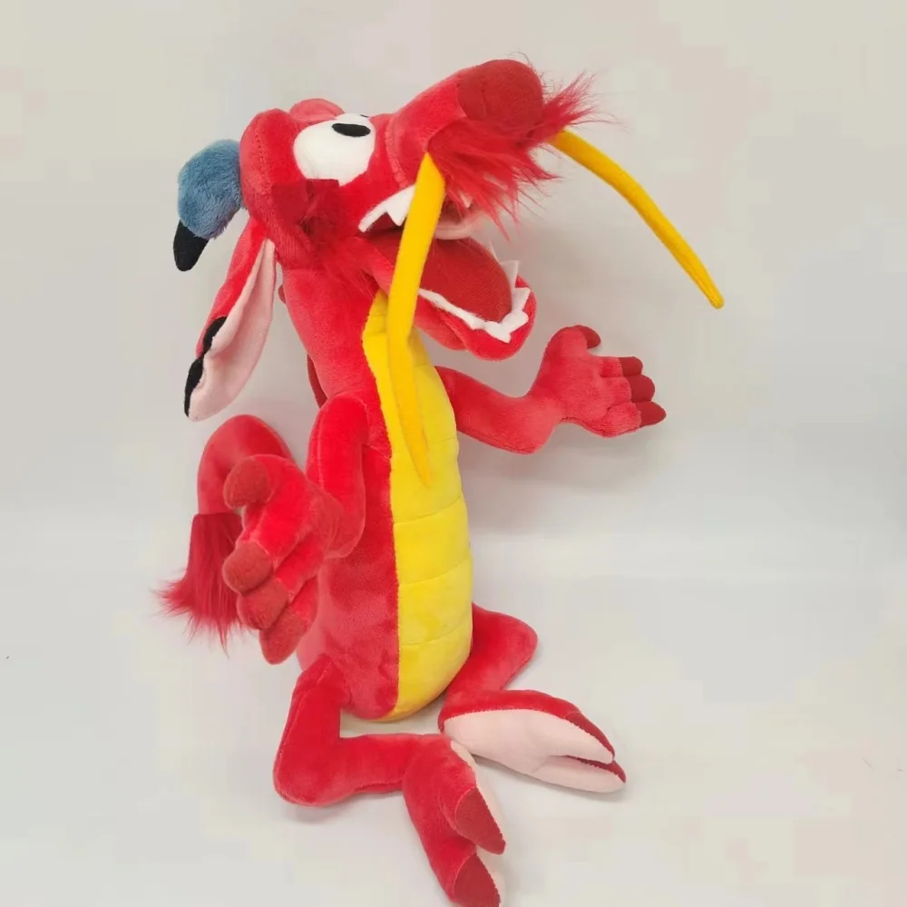 New Disney Mulan Original 30cm Mushu Dragon Plush Doll Toy