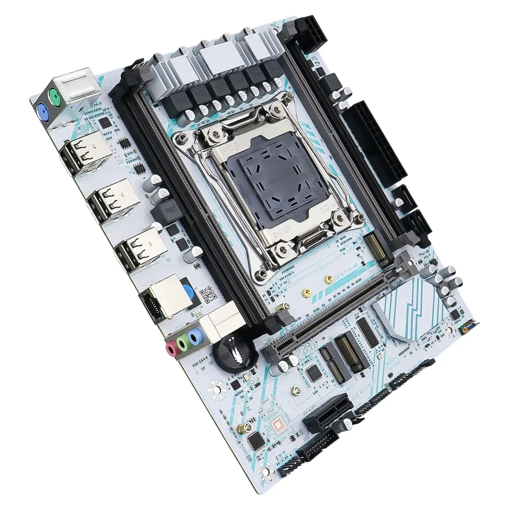 Комплект материнской платы SOYO X99 с процессором E5 2630 V4 и памятью DDR4 16G (2*8G) 2133 МГц NVME PCIE3.0 SATA3.0 для настольного игрового компьютера