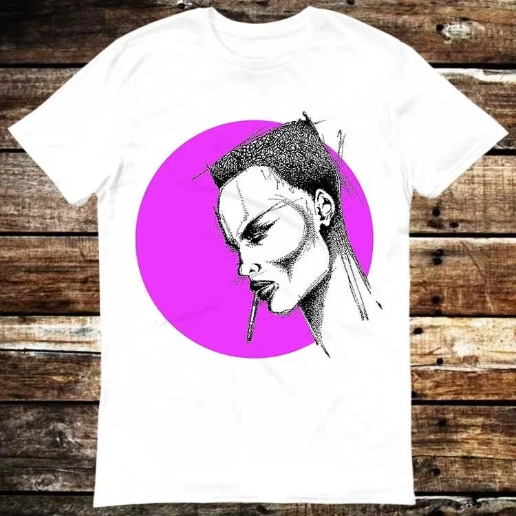 2025 tiempo completo Grace Jones Island Life Orgullo Gay LGBT camiseta Meme GifT divertido Estilo Vintage estético Gamer culto película música Top