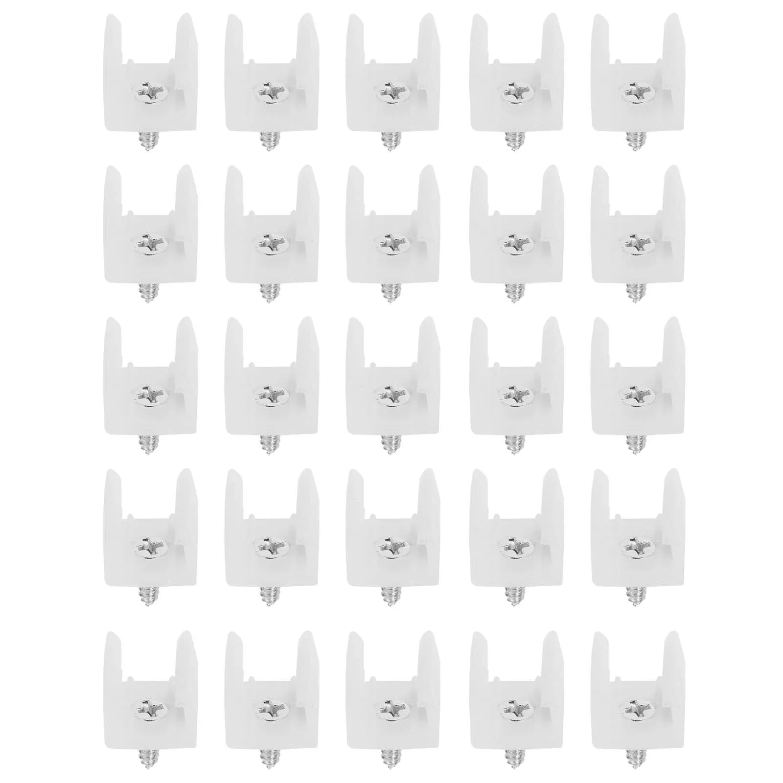 

100 pcs Strip Clips Fastener Detachable for Fixing Clips For Lights Strip Mounting White LED Strips Tools LED Lights Fixing