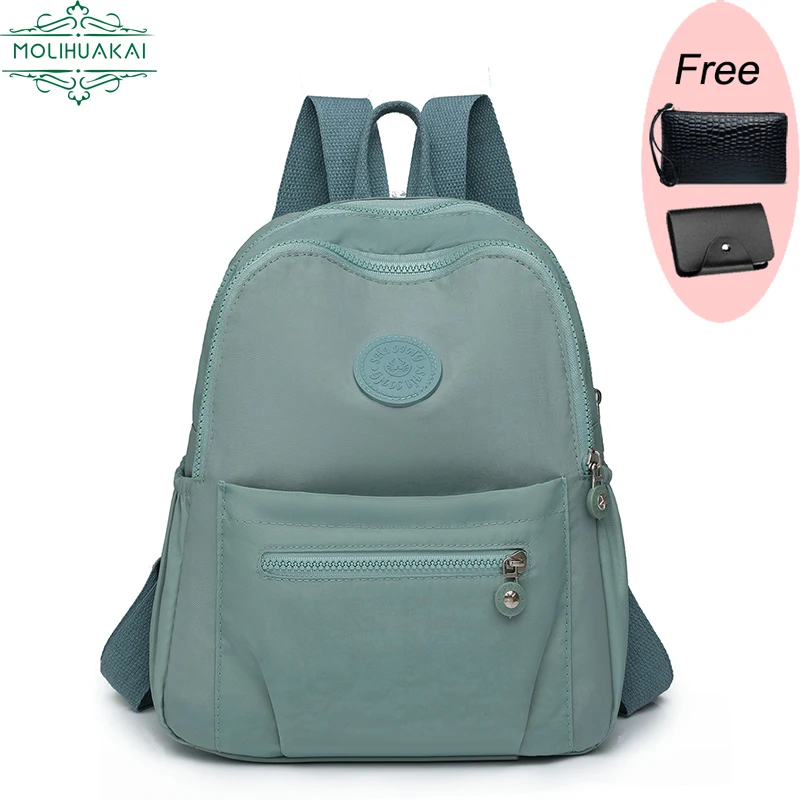 

New Lovely Student Backpack Anti-theft Backpacks Leisure Shoulder Bags for Teenager Girls Waterproof Oxford Cloth School Bags