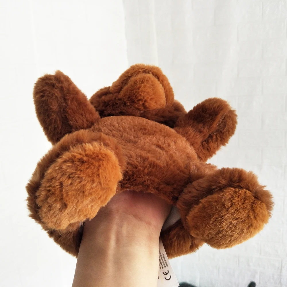 Brinquedo de pelúcia de fantoche de mão de desenho animado de urso fofo de alta qualidade