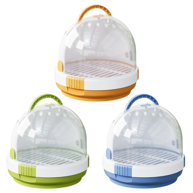 Clear Parrots Carrying Case for Small Bird Go Out Carriers Bag Safe Lock