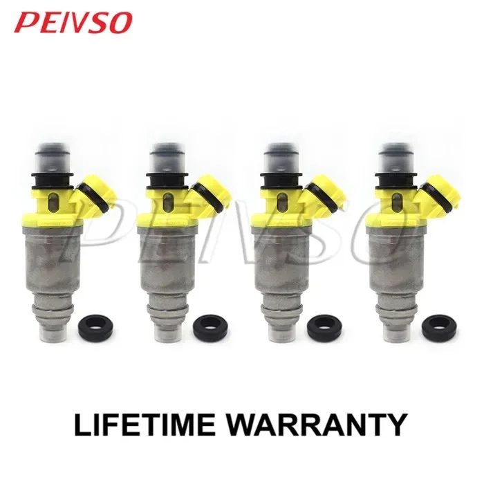 4Pcs 23250-74040 23209-74040 Fuel Injector For TOYOTA EU MR2 90~92 Celica 89~91 2.2L 5S-FE RAV4 2.0L 3S-FE 94~97
