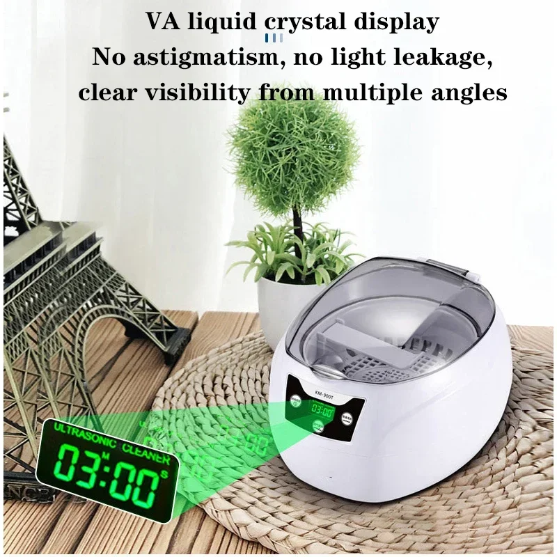 Бытовой ультразвуковой очиститель на 42 кГц, ультразвуковой очиститель для очков, печатных плат, протезов, часов, ювелирных изделий