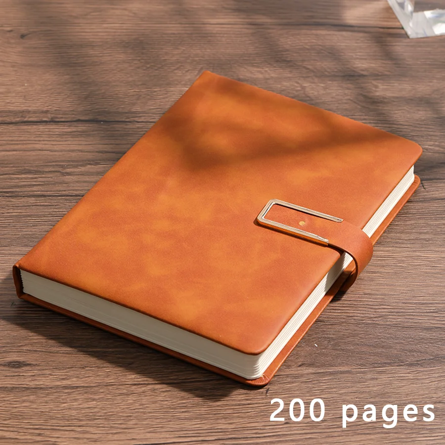 Personalisiertes Vintage-Notizbuch aus Leder im A5-Format, weicher Einband, ideal für Geschäftstreffen, College-Life-Tagebuch, Schreiben – Detail 7