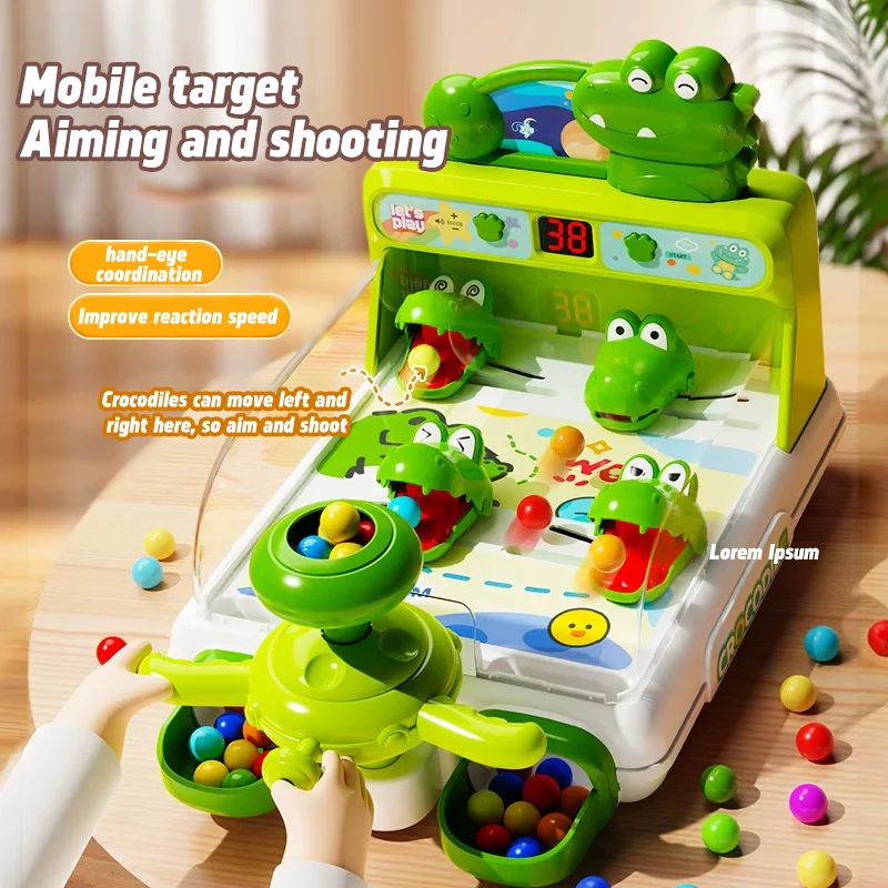 

Children's Pinball Shooting Game Machine Challenge Male And Female Puzzle Board Game Parent Child Interactive Toy