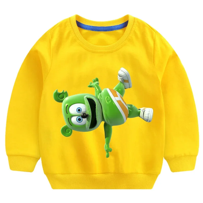 

Gummy Bear Kids Hoodies Sweatshirts I LOVE YOU T Shirt Fashion Personality Casual T Shirt Children Boys Girls T-shirt Sweatshirt