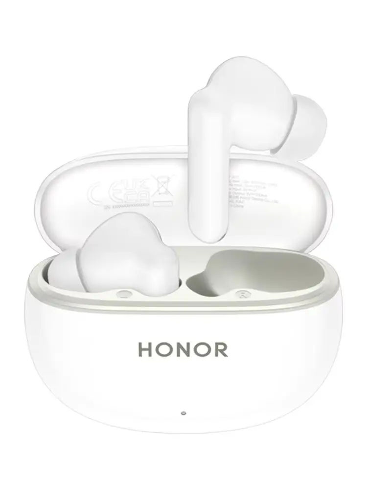 Original HONOR Earbuds X10 Lite TWS-Kopfhörer, 12,4-mm-Treiber, 45 Stunden Wiedergabezeit, KI-Übersetzung, Bluetooth-Kopfhörer, Weiß