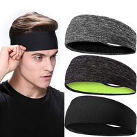 Moisture-wicking Sweatband Dry Comfortable Sports Headband Safe Stretchy Sweatband Men Women Ideal Fitness Yoga Workout Running