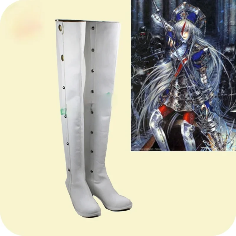 

Trinity Blood Astharoshe Asran Anime Characters Shoe Cosplay Shoes Boots Party Costume Prop