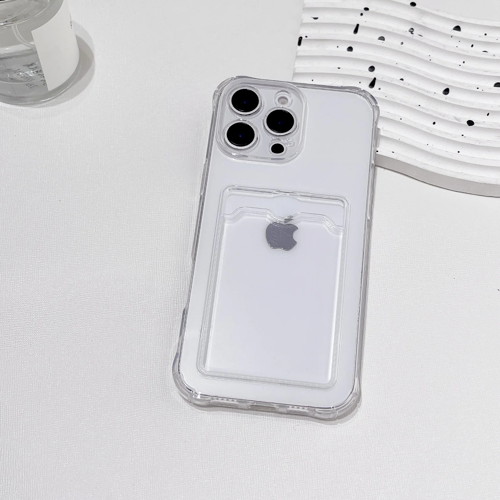 耐衝撃カードスロットポケット付きスマホケース iPhone - Apple Iphone 15 Pro Max のレビューと価格