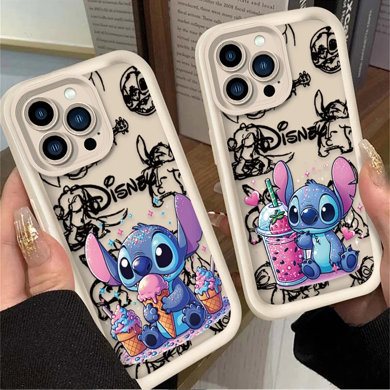 Disney Stitch Case for Xiaomi Mi 13T 12T 11T 13 12 11 Lite 5G NE POCO X6 X5 X4 GT X3 NFC F3 F4 F5 F6 M6 Pro 4G M5S C65 Printing