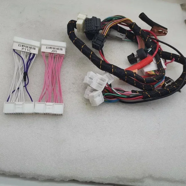 J05C J05E J08C J08E Excavator Parts Test Cable Starter Wiring Harness Hino P11c Test Harness for SK200-8 SK330-8 SK450-8 Engine