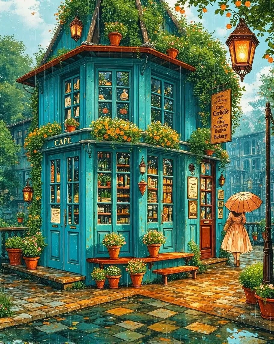 

City Landscape 500/1000/1200/2000 PCS Jigsaw Puzzles Family Activity Relaxing Games for Living Room Home Decor Gift