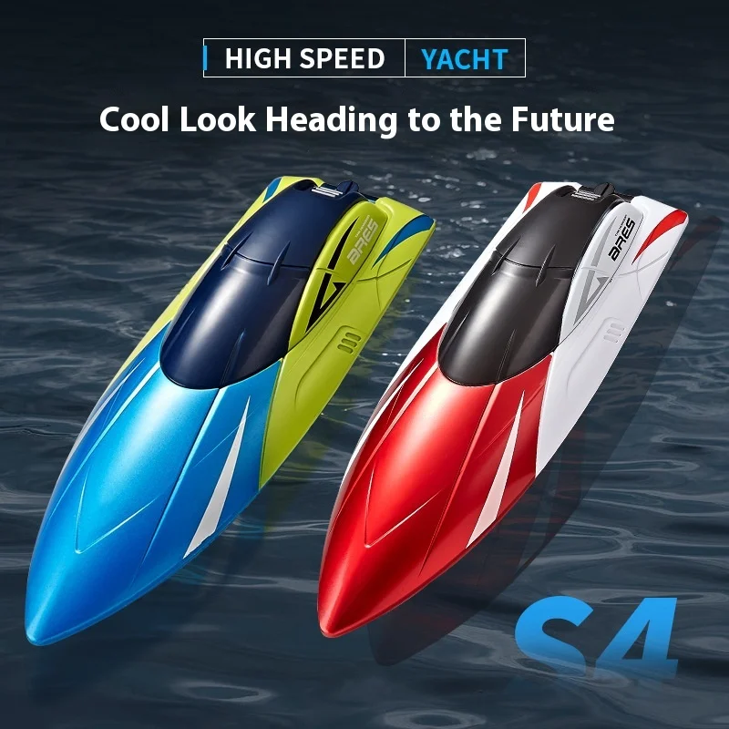 2.4g Remote Control Boat S4 Water High-speed Speedboat Rechargeable Mobile Can Be Children Boys Boat Model Toys