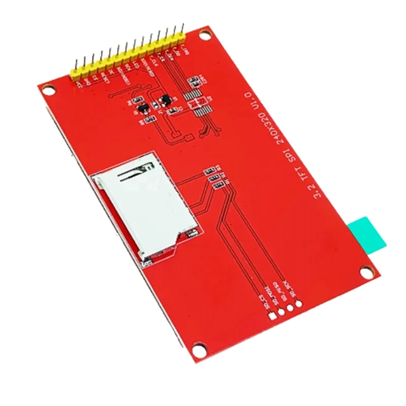 Envio Gratis SPI moduł 14 Pin 3.2 Cal 18P ILI9341 TFT LCD kolorowy ekran 4-przewodowy Port szeregowy Adapter 320x240