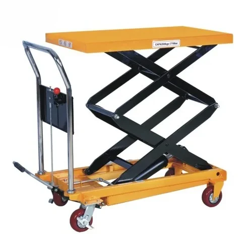 

Portale car lift manual lift platform hydraulic mini forklift