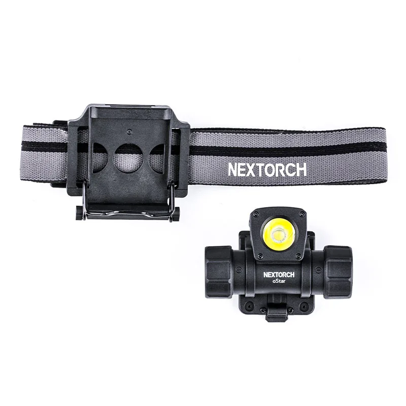 Nextorch OStar Multi-function Magnetic Headlamp Compatible with Helmets, 500 Lumens 131m Beam Range, 18650 Battery Rechargeable