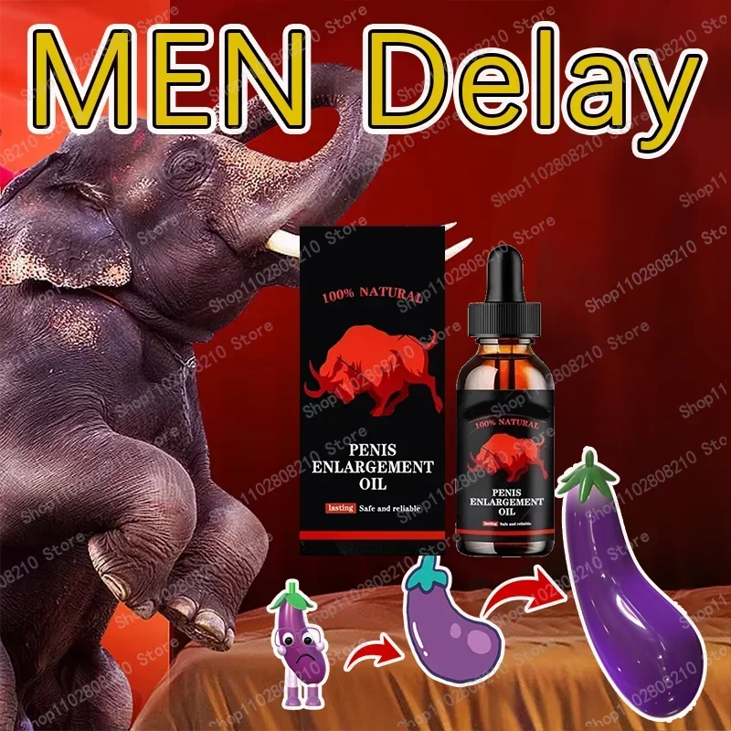 Best Sellers Essential Oil Big Dick Male Penis Enlargement Oil Increase Size Erection Product Aphrodisiac Sex Extender Enhance