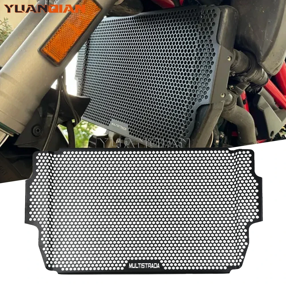 

2025 мотоциклетная решетка радиатора, защитная крышка масляного радиатора для Ducati MultiStrada 1200 1260 950 V2 S/ABS 2015-2023 2024