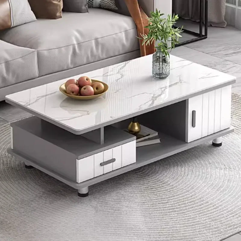 Standing Storage Coffee Table Square Modern Dining Low Coffee Tables Authentic Luxury Mesas De Centro Para Sala Home Decor