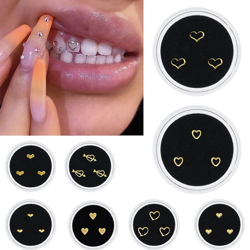 Gema Dental de imitación de dientes, adorno de cristal hecho a medida de varias formas, Joyería de diamantes de belleza, decoración Oral, nuevo, 3