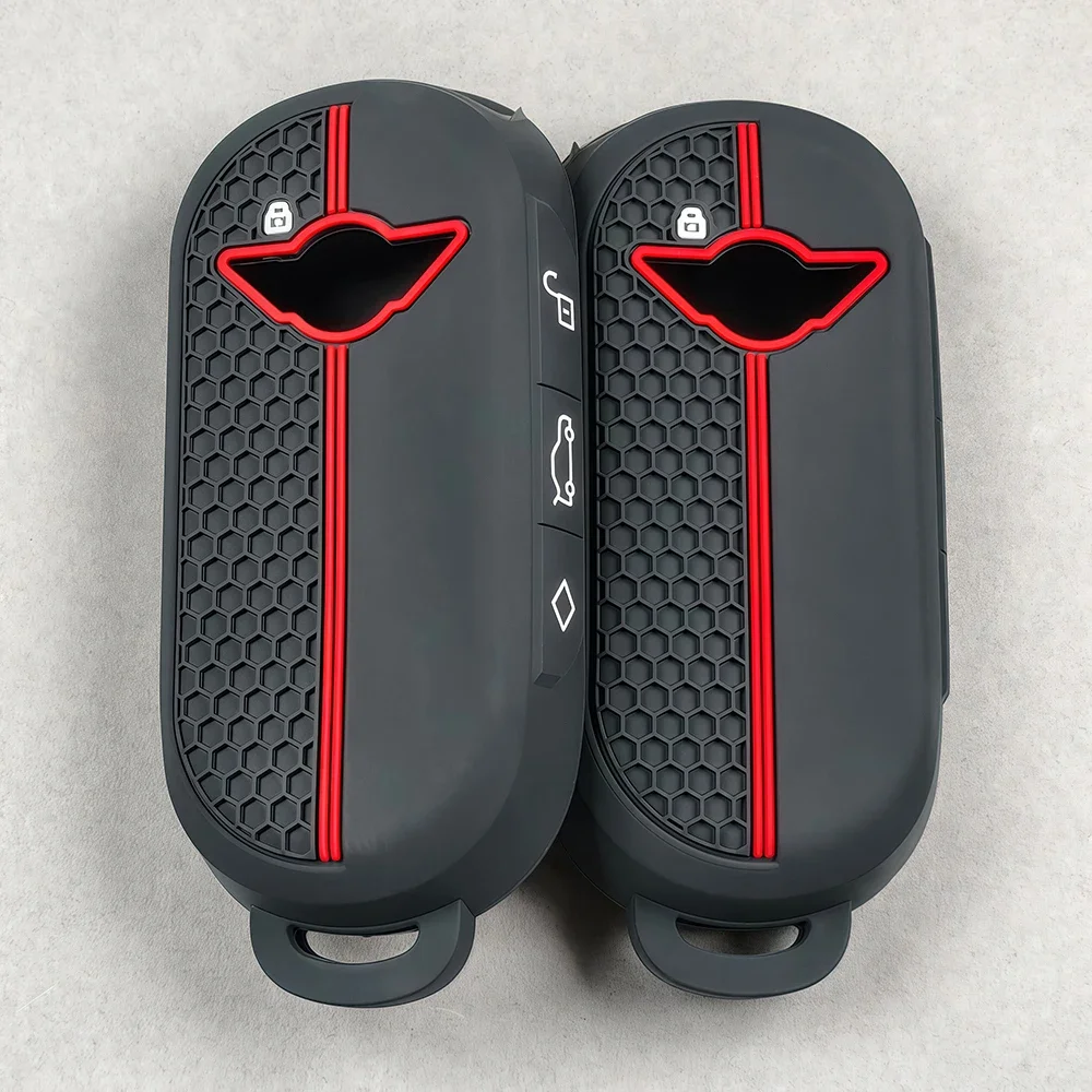 Auto-Fernbedienungs-Schlüsselhülle für BMW MINI J01 J05 U25 F65 F66 2024 2025 2026 Silikon-Schlüsselschutzabdeckung – Detail 4
