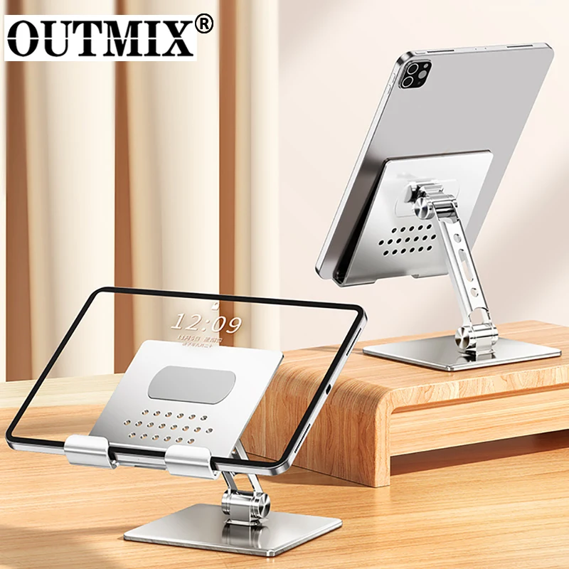 

Подставка OUTMIX для планшета, регулируемый складной держатель для Mi Pad 4 Samsung iPad Pro Air Mini 12,9 10,2 10,9, аксессуары для поддержки