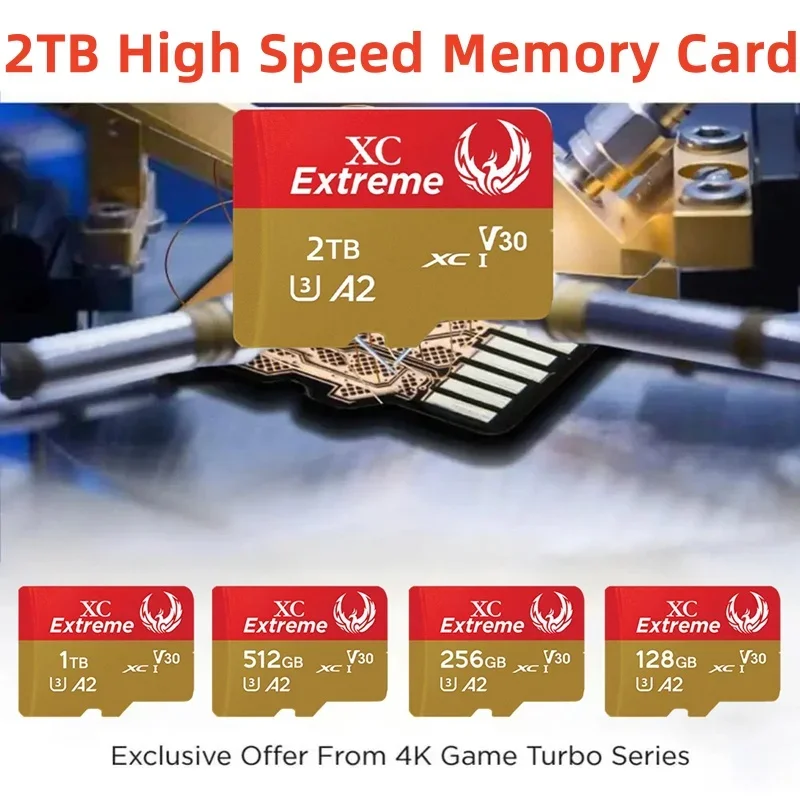 High Speed Memory Card 2TB 512GB Mini SD Card 1TB 256GB Max Uitra C10 TF Card Cartao De Memoria For Mobile Phone Monitoring New