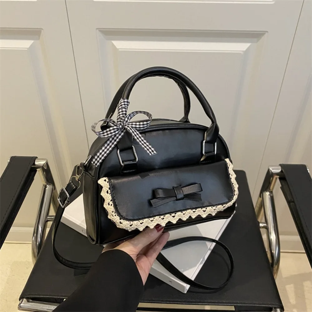 

Модные кружевные сумки через плечо с бантом, винтажные сумки, многофункциональные повседневные сумки через плечо для женщин