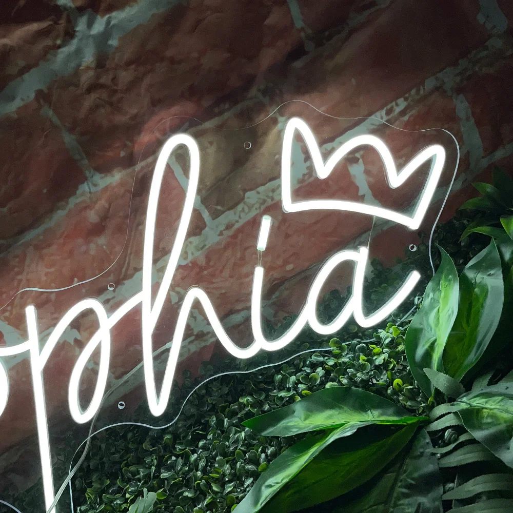 Custom Neon Sign with 12 Colors & 36 Fonts