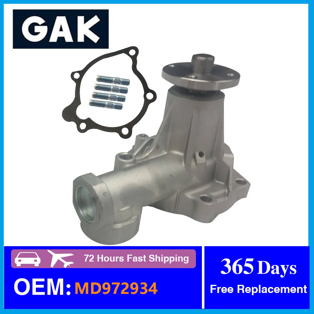 

GAK Brand Car Engine Water Pump MD972934 For MITSUBISHI PAJERO III (V7_W, V6_W) 1999-2007 3.5 PAJERO IV (V8_W, V9_W) 2006-