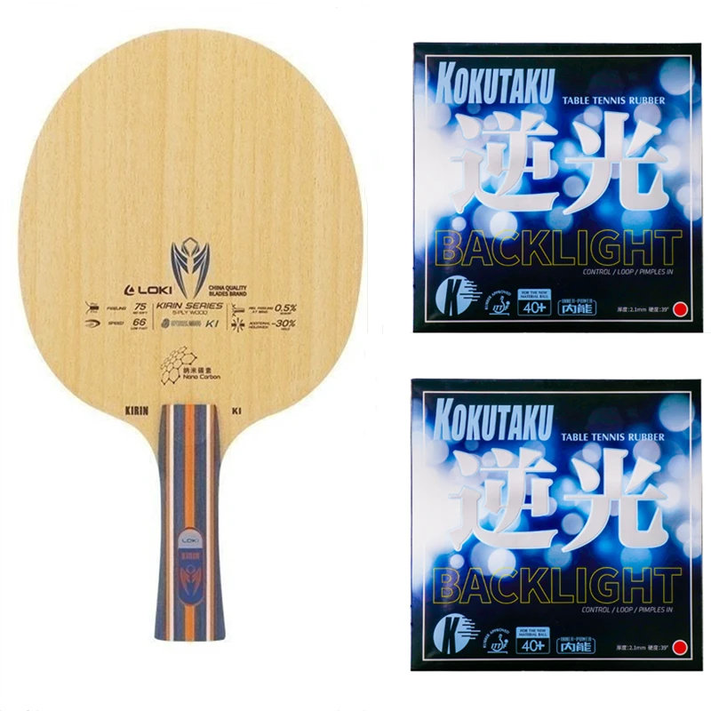 LOKI KIRIN K1-T hoja de tenis  - Table Tennis Loki reseña y precio