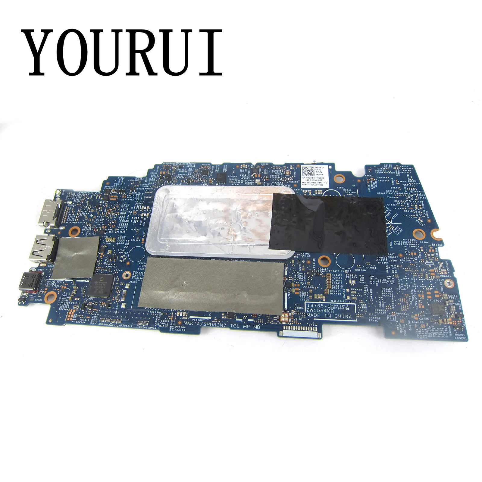 For Dell Latitude 7400 Laptop Motherboard With I7-1165G7 CPU and 8GB RAM 19765-1 CN-09298W 09298W Mainboard