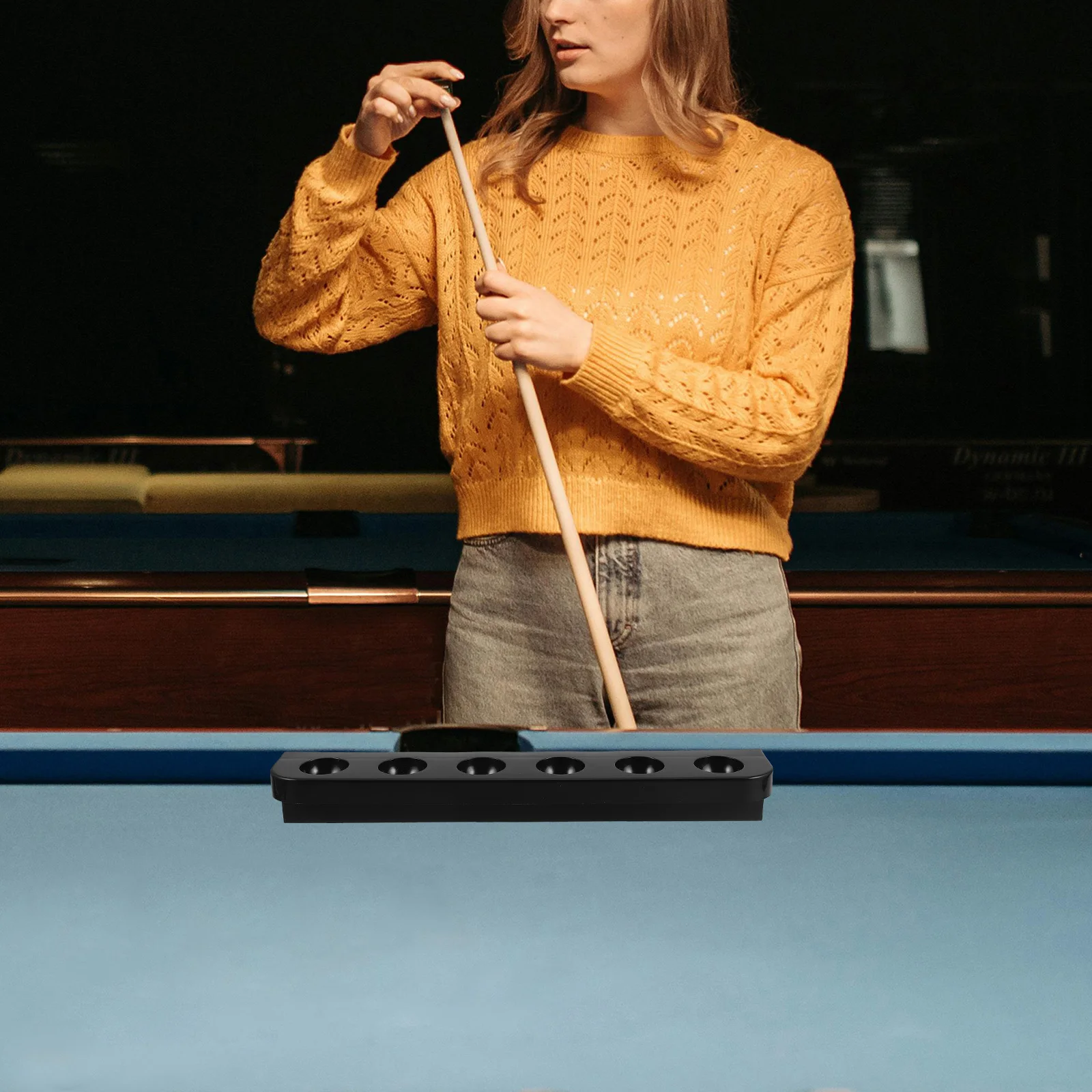 

1Pair Plastic Pool Rack Multifunctional Pool Cue Holder for Billiards Room Wall Mounted Cue Storage Billiard Equipment