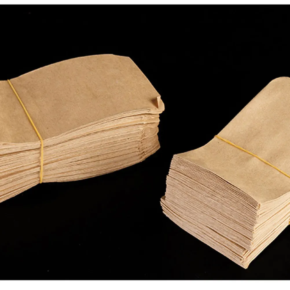 

100 Pcs Kraft Paper Seed Bag Storage Thickened Packaging Bags Small Pouch High Quality