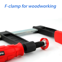 4-60Inch WoodWorking Metal Fixing F Clamp Quick Ratchet Clip Heavy Duty Woodworking Bar Clamps Kit  Carpentry Hand Tool Gadget