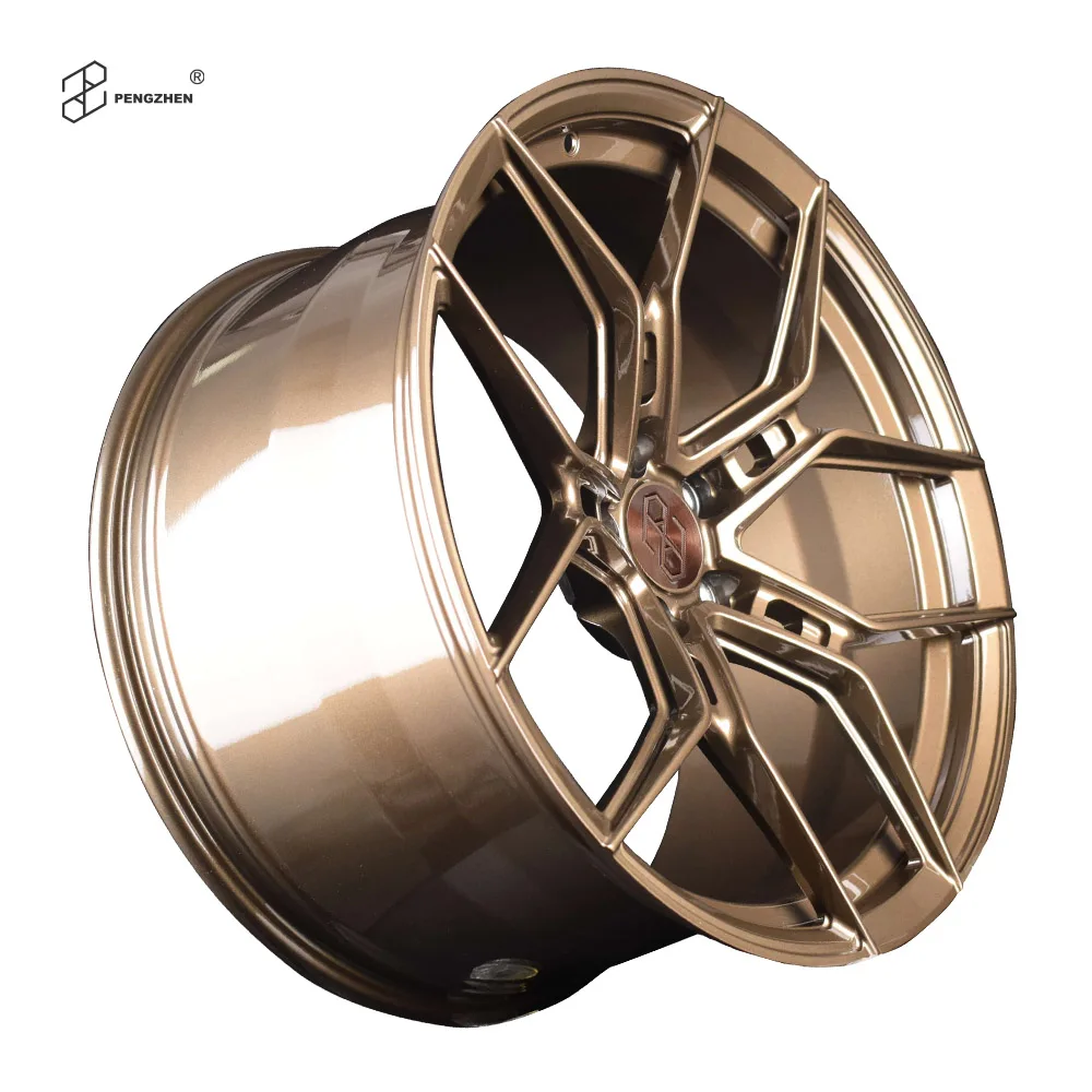 For  Bronze Color One-Piece 21 Inch 20x10.5J 5x112 Forged Alloy Wheels for BMW 5 Series G30
